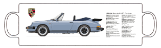 Porsche 911SC Cabriolet 1982-84 Mug 2